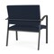 Lesro Newport Bariatric Chair Metal Frame, Charcoal, RF Blueberry Upholstery NP1401 - alternate 2